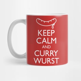 Keep calm and curry wurst! Mug
